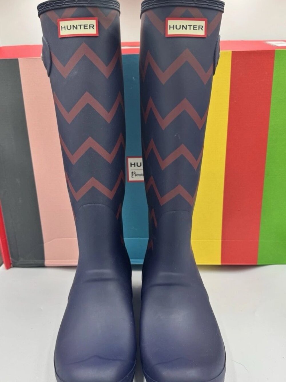 Hunter Original Tall Zig Zag Rain Boots